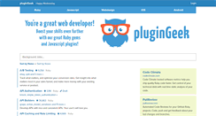 Desktop Screenshot of plugingeek.com